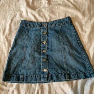 jean skirt